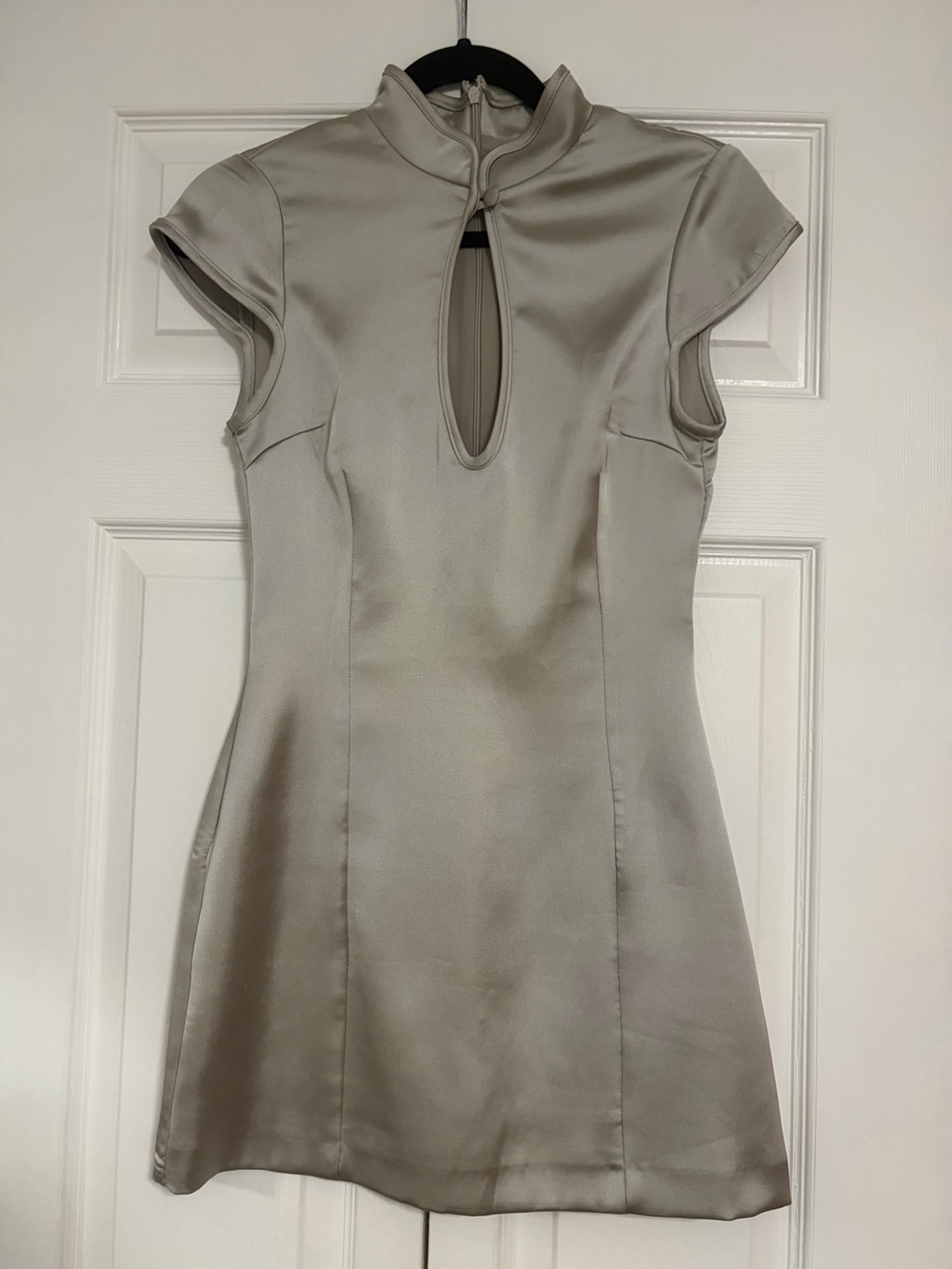 Zara gray oriental style mini dress